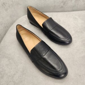 Dansko Loafers 9 Black Nappa Leather Linden Comfort CBK Flats Old Money New $145